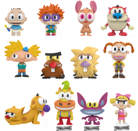 Funko Mystery Minis 90's Nickelodeon (560x560), Png Download