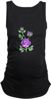 Beautiful Purple Roses Tank Top - Active Tank (350x350), Png Download