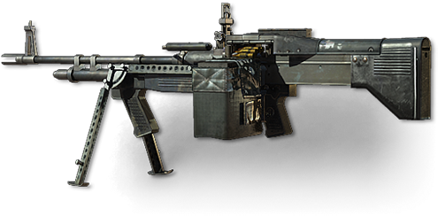 Credit Goes To Infinity Ward For Original Sounds - Call Of Duty Modern Warfare 3 Mg36 (500x270), Png Download