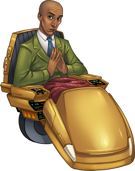 Image Free Stock Community Abed - Professor X Png Clipart (469x593), Png Download