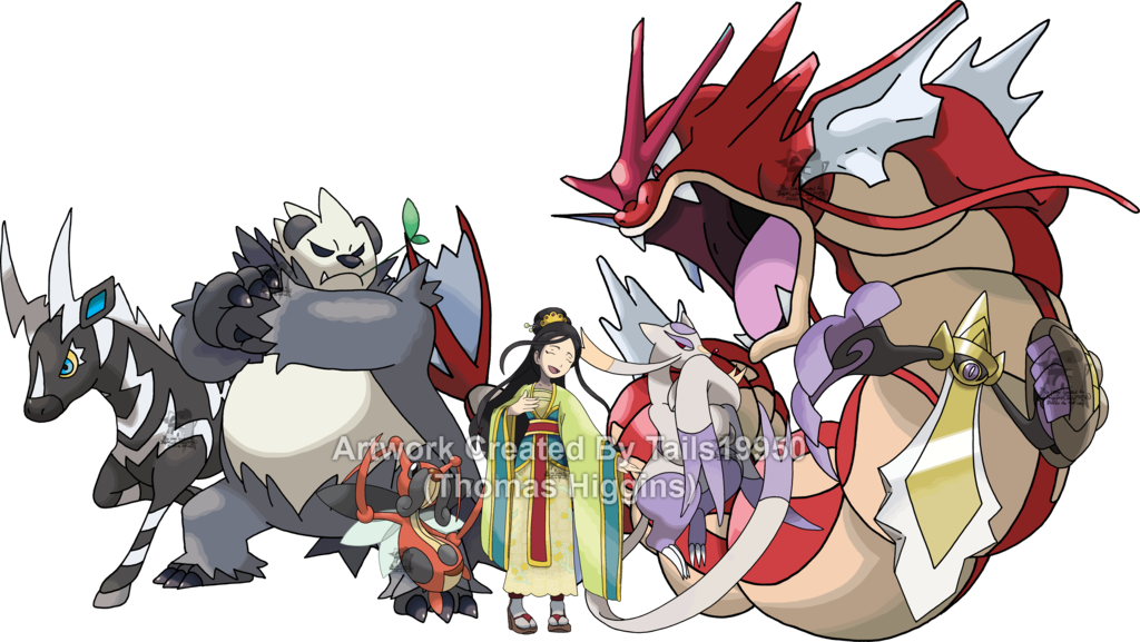 Here Is My Artwork For Mulan And What I Think Could - Mulan Pokemon (1024x577), Png Download