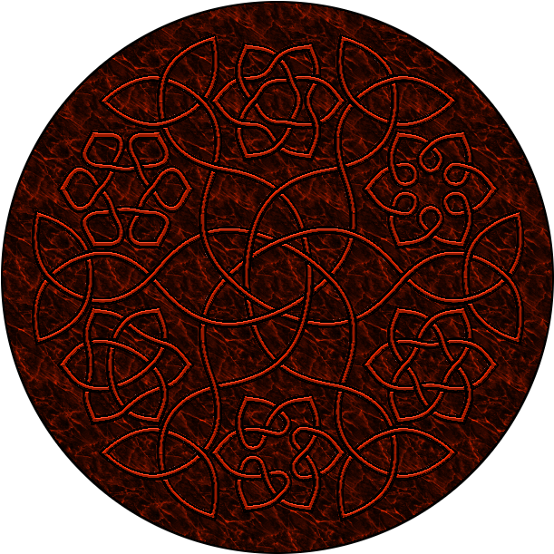 Star And Triquetra Mandala - Circle (650x650), Png Download