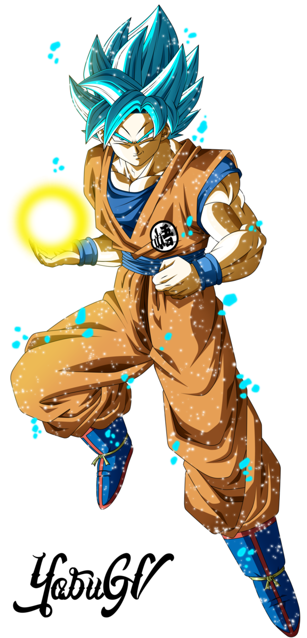 Goku Ssj Blue By Yobugv Goku Super Saiyajin, Guerreros, - De Goku Ssj Blue (626x1275), Png Download
