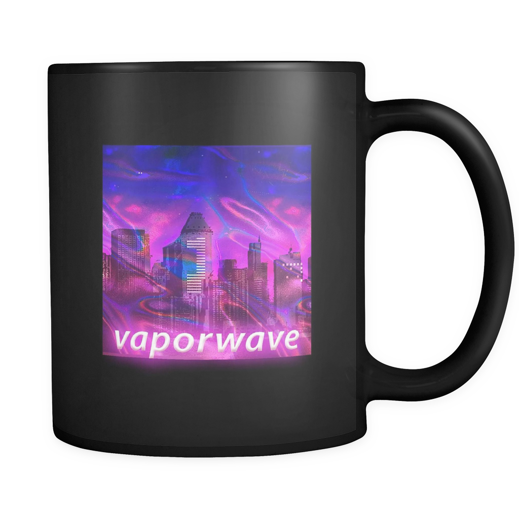 Vaporwave Cities - Doge Coffee (1024x1024), Png Download