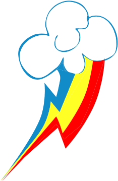 Rainbow Dash Cutie Mark Png File - Rainbow Dash Cutie Mark Png (480x360), Png Download