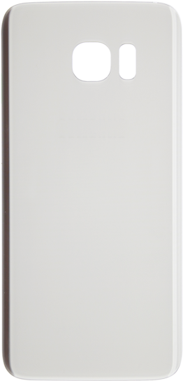 Samsung Galaxy S7 Edge Rear Glass Panel Silver - Iphone (650x650), Png Download