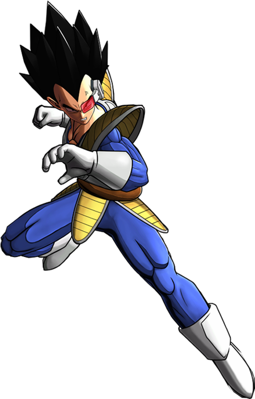 Dragon Ball Z Clipart Vegeta - Dragon Ball Xv Vegeta (540x804), Png Download