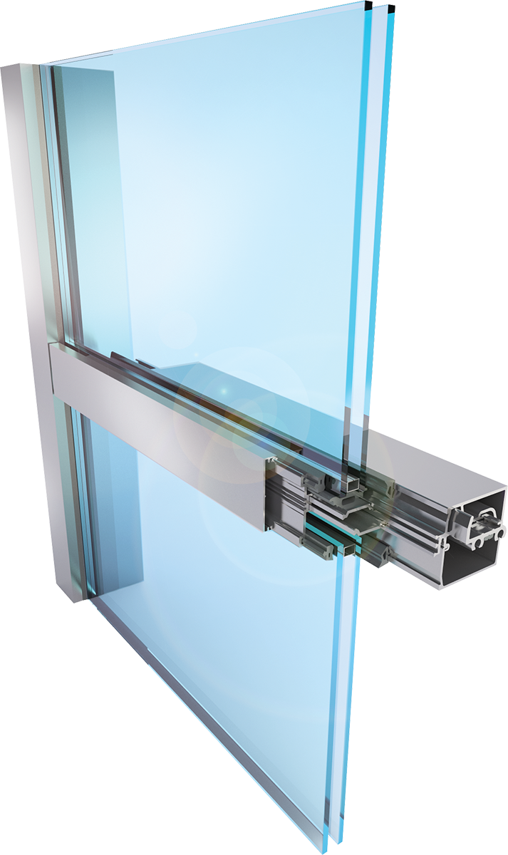 Click For Larger Image - Curtain Wall (713x1200), Png Download