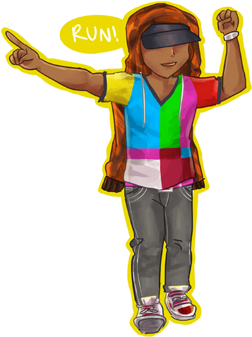 For The Longest Time I Was Set On Drawing Mo Doing - Dance Central Chibi Mo (406x550), Png Download