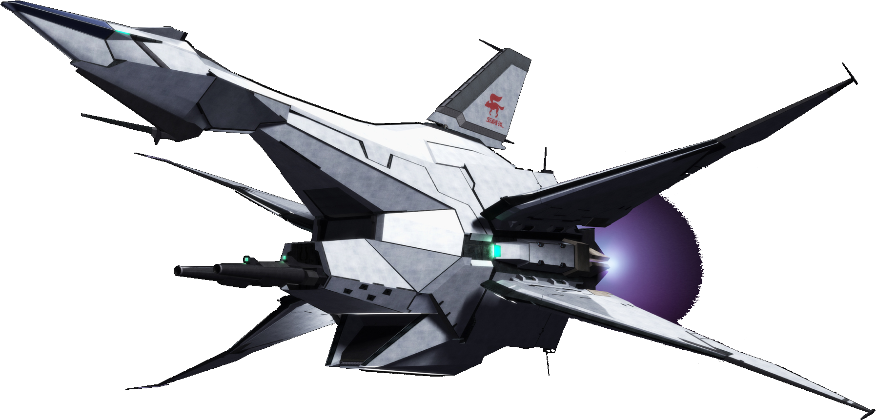 Great Fox Star Fox Assault - Star Fox Air Plane (2000x1415), Png Download