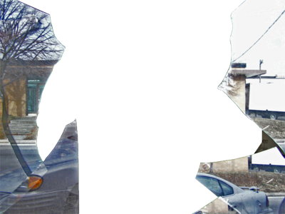 Broken Glass Psd, Vector Graphic - Broken Window (400x300), Png Download