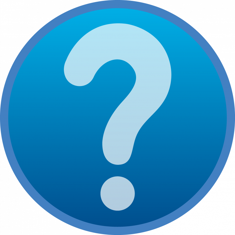 Question Mark Button Icon (817x817), Png Download