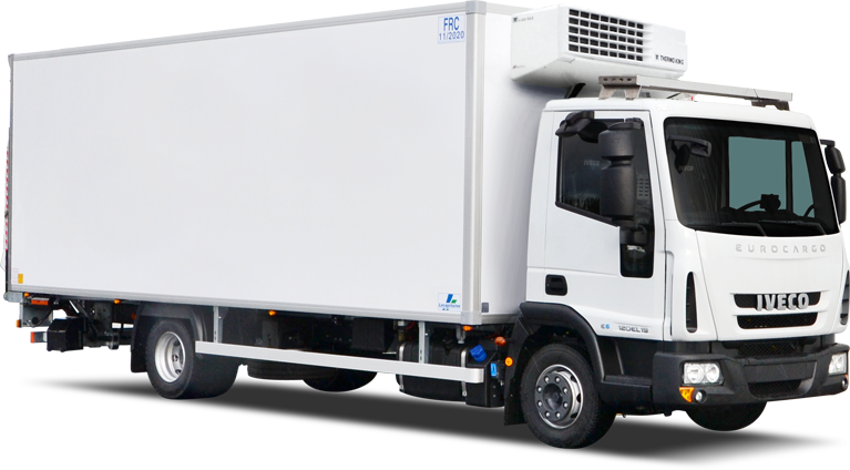Refrigerated Box Body - Camion Frigorifique (767x424), Png Download