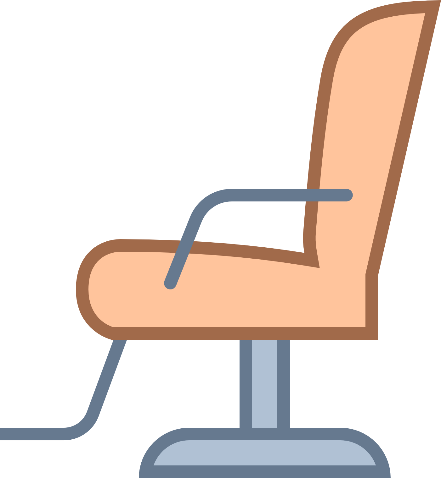 This Is A Barber Chair - Varningsskylt (1600x1600), Png Download