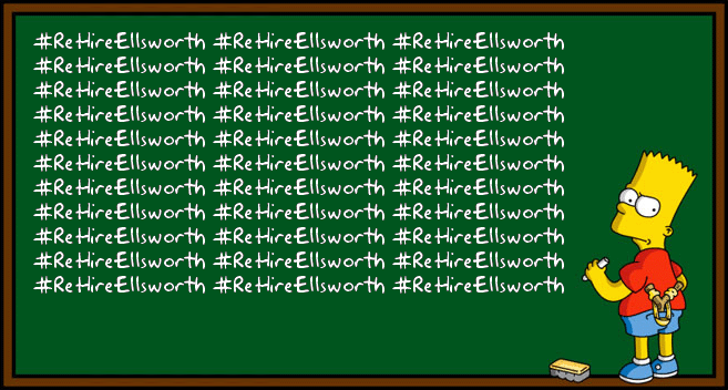 James Ellsworth On Twitter - Bart Simpson (657x352), Png Download