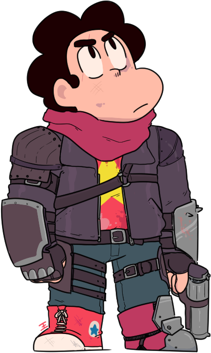 Garnet Cartoon Man Fictional Character Male Boy - Cool Steven Universe Drawing (574x787), Png Download