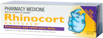 Promethazine Cough Syrup Price - Rhinocort Nasal Spray (500x247), Png Download