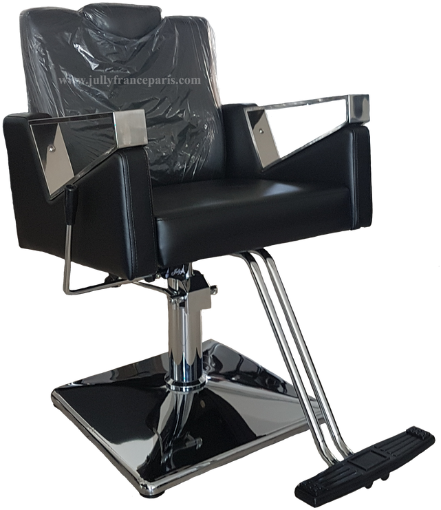 Salon Chair With Reclining Back - Hair Care (708x800), Png Download