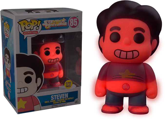 Steven Glow Hot Topic Exclusive Pop - Pop Vinyl Steven Universe (700x491), Png Download