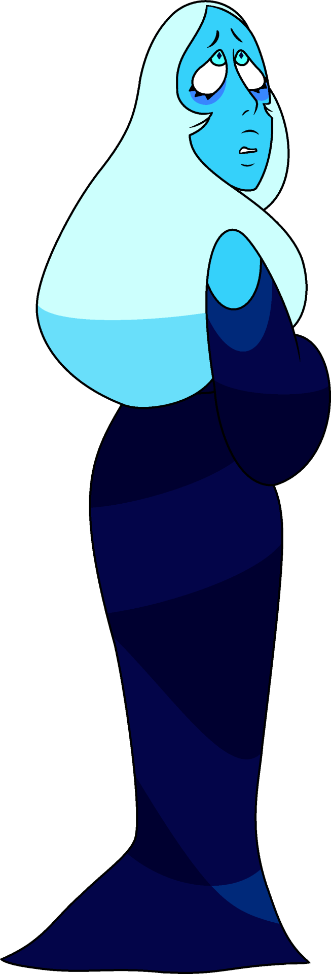 Blue Diamond Steven Universe Su Great Diamond Authority - Blue Diamond Citrine Steven Universe (653x1920), Png Download
