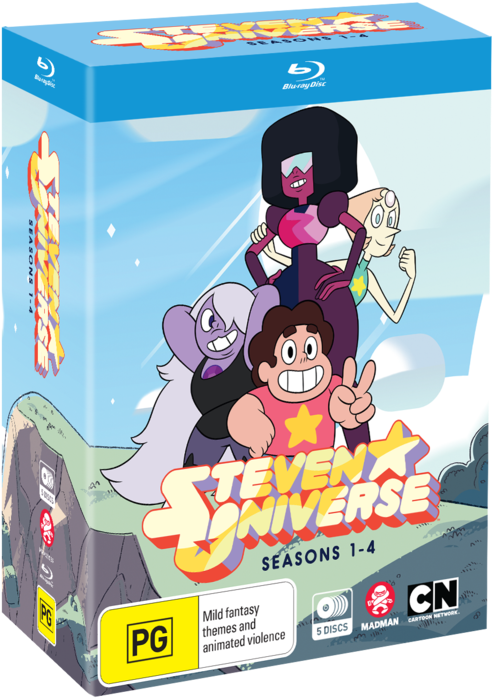 Steven Universe Seasons 1 4 - Steven Universe Blu Ray (516x724), Png Download