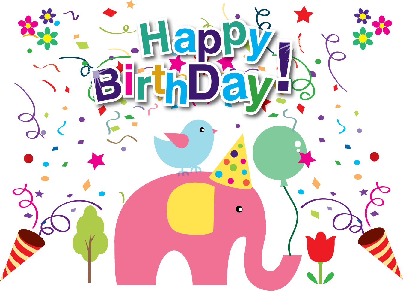 Birthday Cake Greeting Card Wish Wedding Invitation - С Днем Рождения Вечеринки (1345x969), Png Download