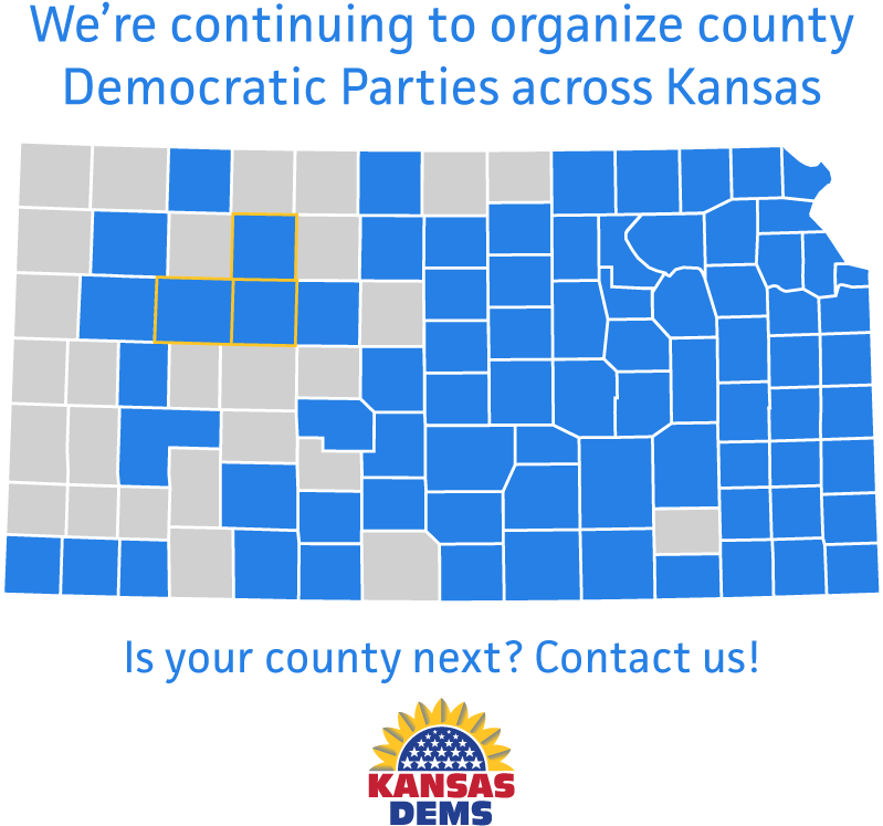 County Parties - Kansas Democratic Party (800x800), Png Download