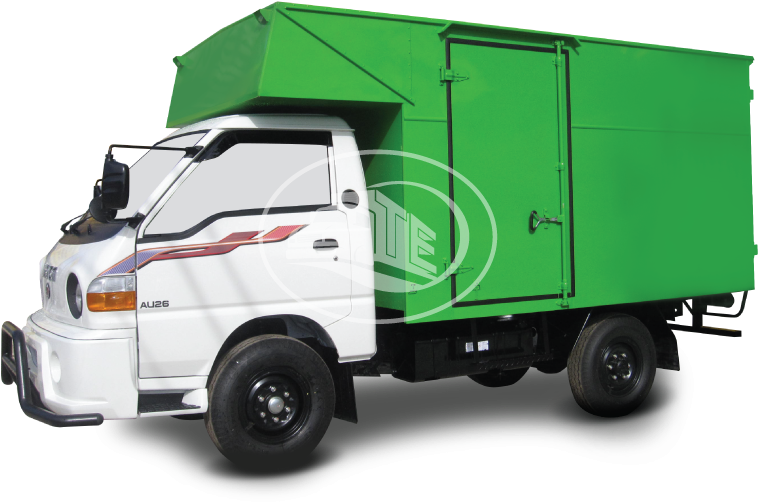 Aluminum Box Van - Hyundai Porter (800x600), Png Download