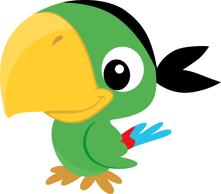 Parrot Clip Art - Pirate Parrot Clipart (900x788), Png Download
