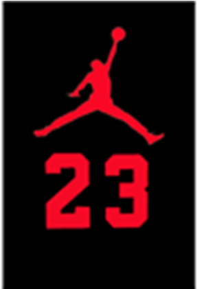 Jordan 23 Logo Png - Michael Jordan Women Longsleeve (420x420), Png Download