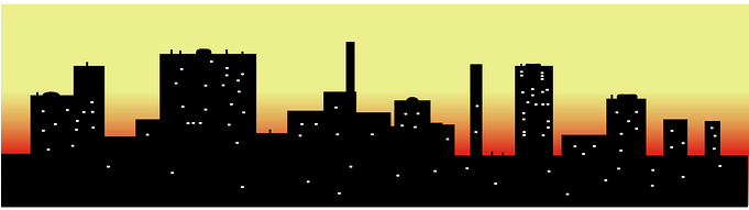 Skyline Cityscape Buildings Structures Scr - Cityscape Clip Art (680x340), Png Download
