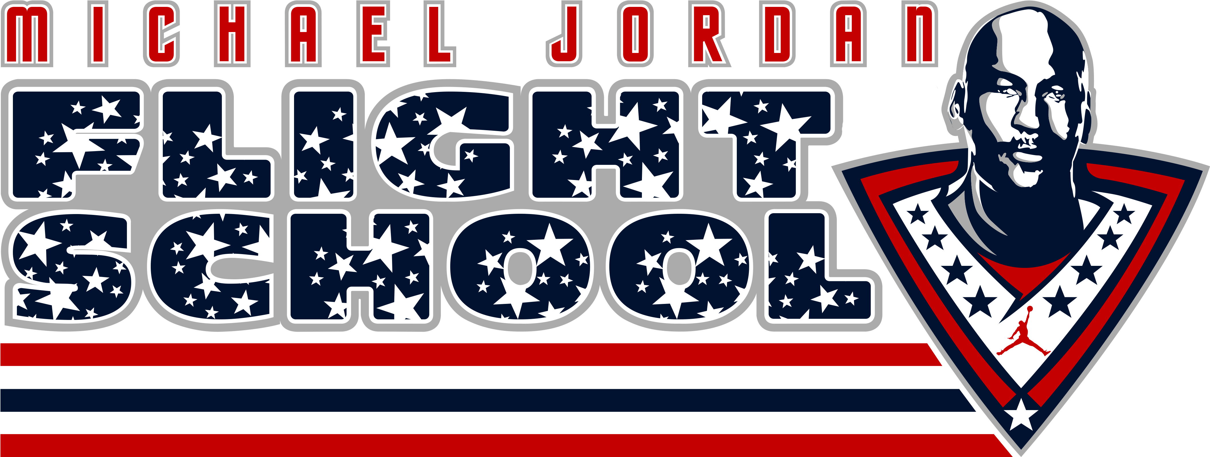 Free Michael Jordan Logo Flight - Campamento Michael Jordan 2017 (4292x1617), Png Download