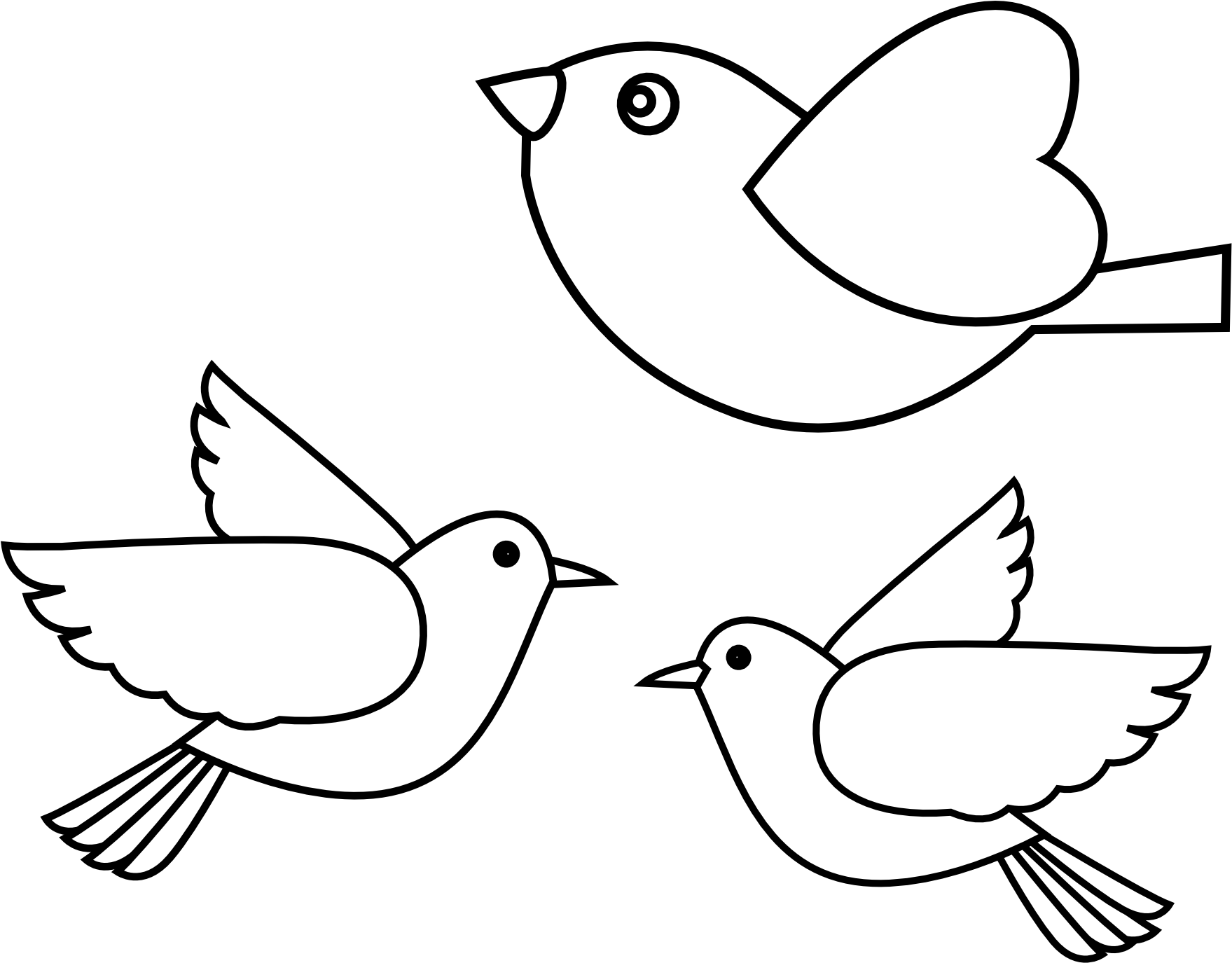Peace Dove 1 39 Black White Line Art Christmas Xmas - Portable Network Graphics (1979x2799), Png Download