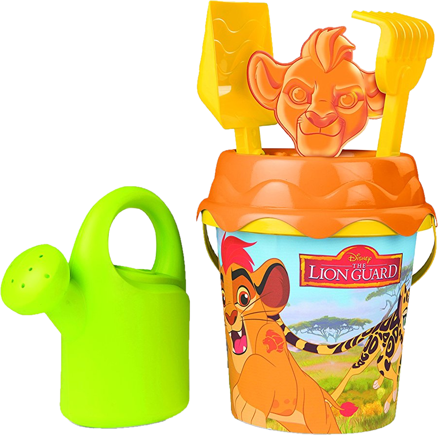 Bucket-spade - Seau Et Jouets De Plage 'la Garde Du Roi Lion' Garçon (897x890), Png Download