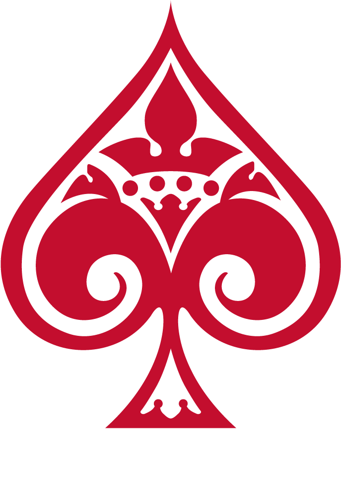Redspade Vertical Mix - Ace Playing Card Stencil (750x1100), Png Download