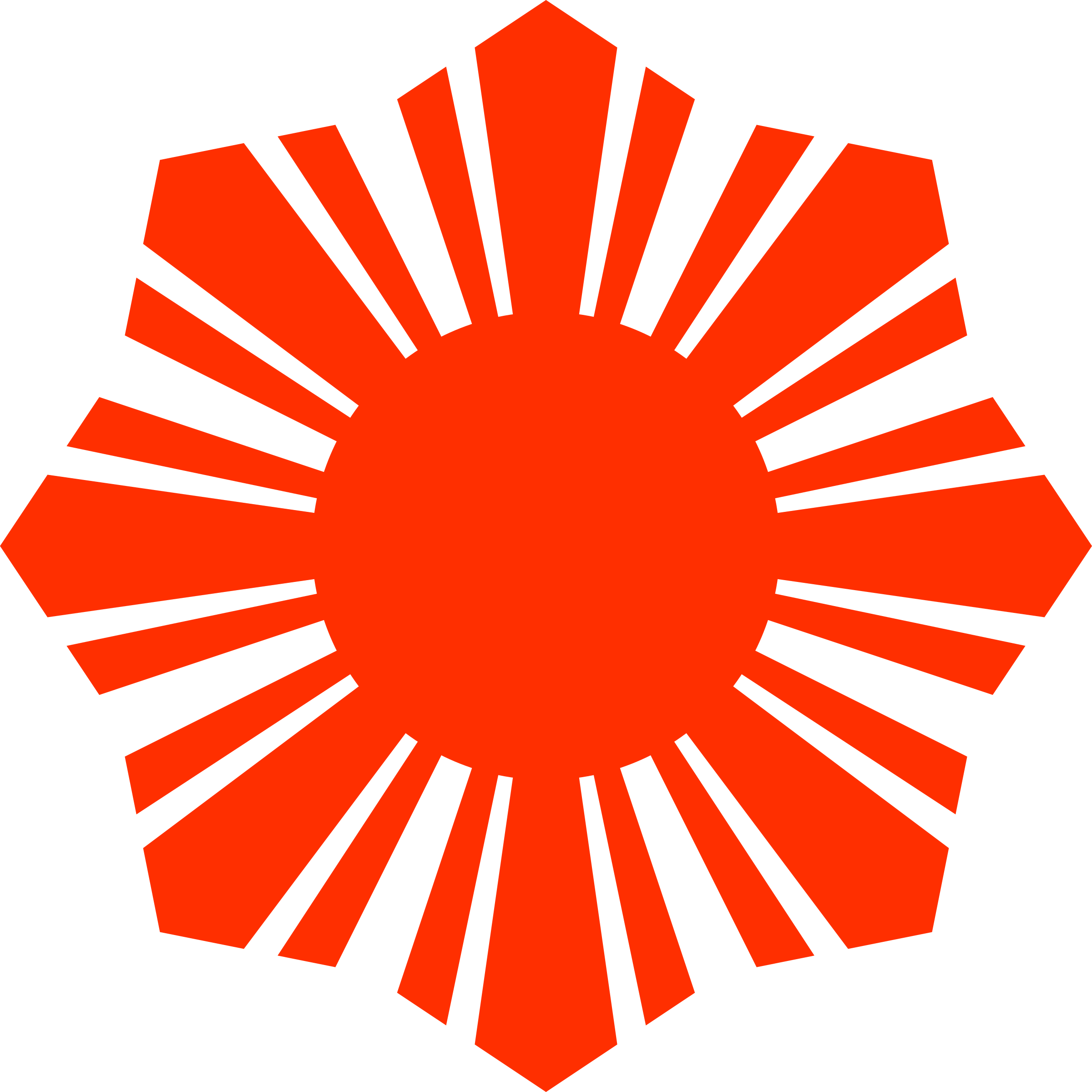 Sun Symbol Red Banner Transparent Download - Sun In Philippine Flag (2400x2400), Png Download