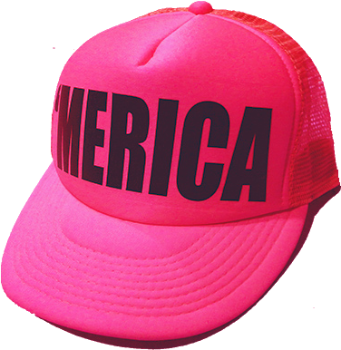 Merica Hat Pink - Hat (375x400), Png Download