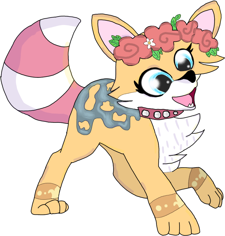 I Love This Drawing Of My Aj Fox - Aj Fox Drawing (1000x1000), Png Download