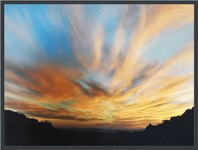Sonoran Sunset Photo On Canvas By Jeff Skoglind - Sunset (640x960), Png Download
