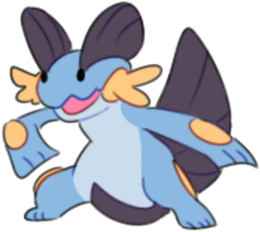 Doodle Swampert - Project Pokemon Doodle Auras (420x420), Png Download