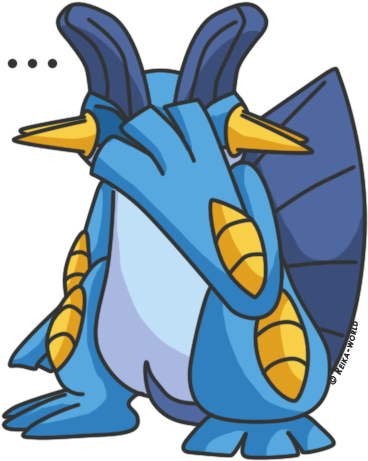 Swampert - Pokemon Facepalm Png (397x500), Png Download
