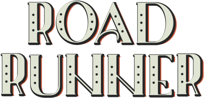 Road Runner - Calligraphy (708x500), Png Download