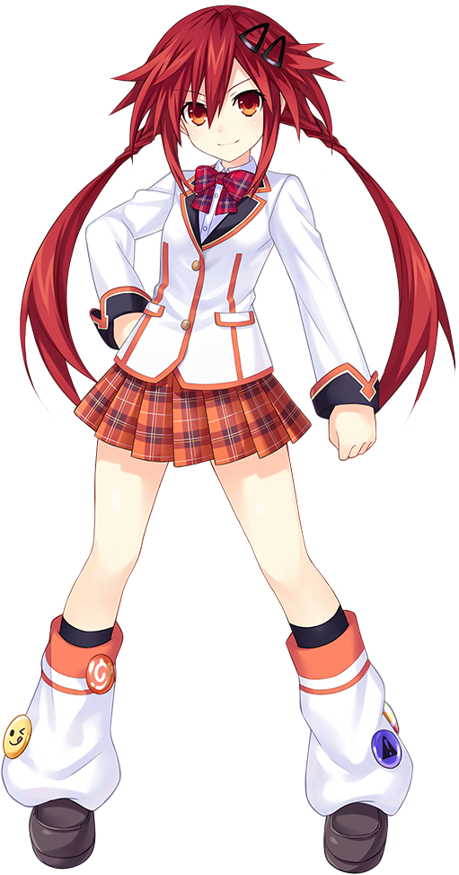 Uzume Uranus - Hyperdimension Neptunia School Uniform (511x974), Png Download