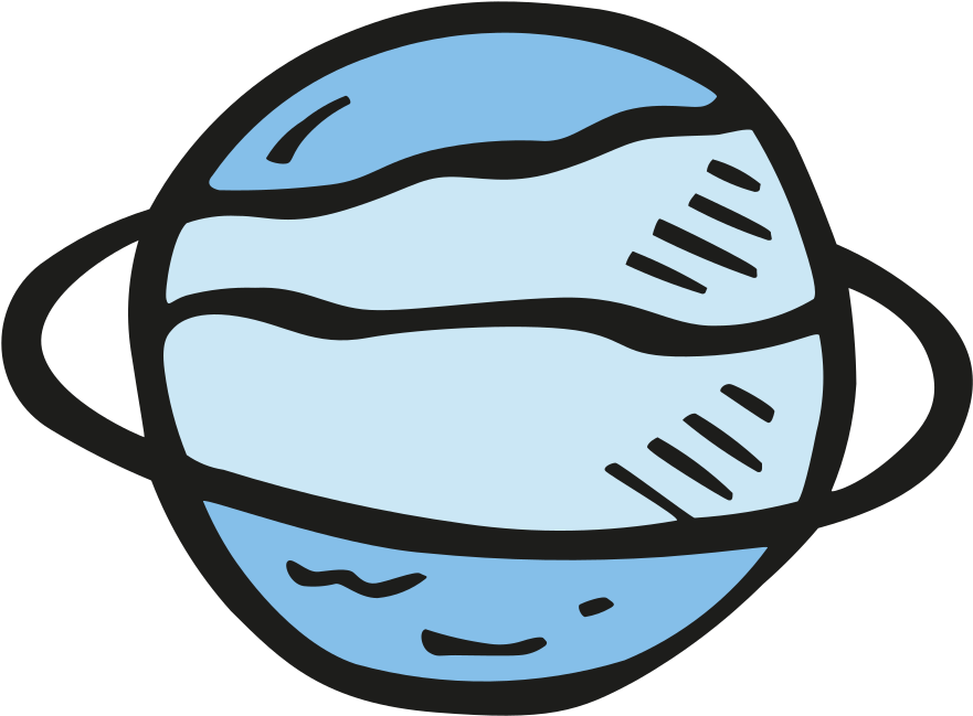 Download Svg Download Png - Neptune Icon Bumpy Planets Iconset Thomas Veyrat (1024x1024), Png Download