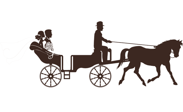 Weddings At The Hitching Post - Wedding Cart Png (600x380), Png Download
