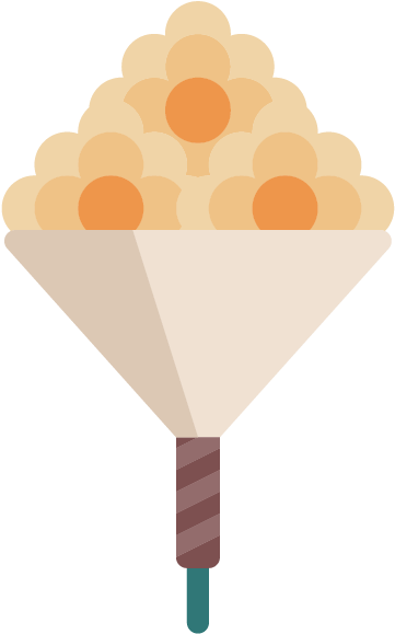 The Carriage House Houston-11 - Ice Cream (677x676), Png Download