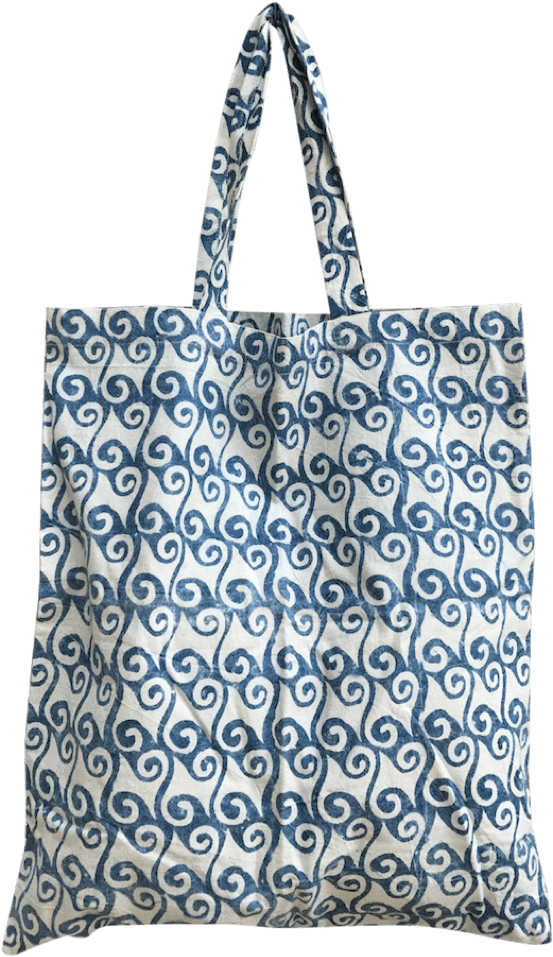 Blue Wave Tote - Tote Bag (767x1000), Png Download