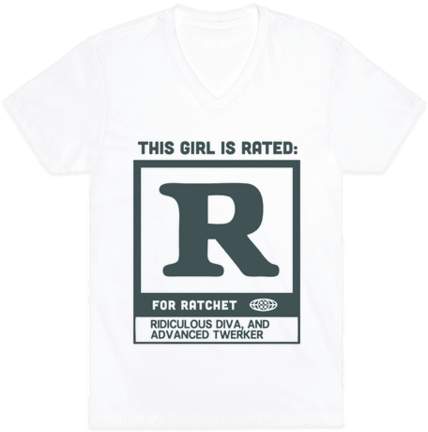 Rated R Ratchet Girl Shirt - Adventures Of Duane & Brando / Lp (454x454), Png Download