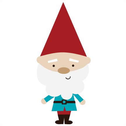 Garden Gnome Svg Files For Scrapbookin Cards Garden - Gnome Clip Art (432x432), Png Download