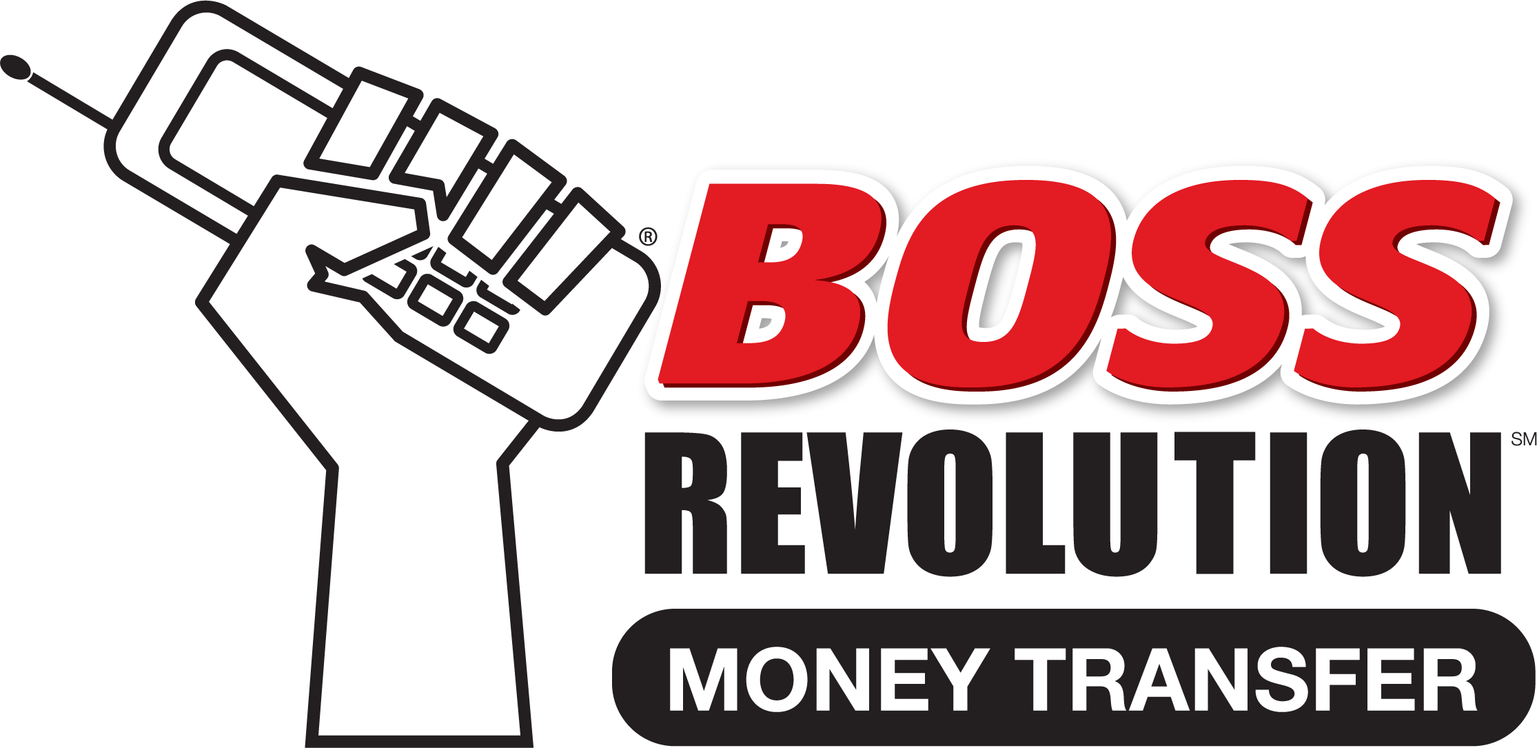 Boss Revolution Money Transfer Boss Revolution Logo Png (2230x1085), Png Download